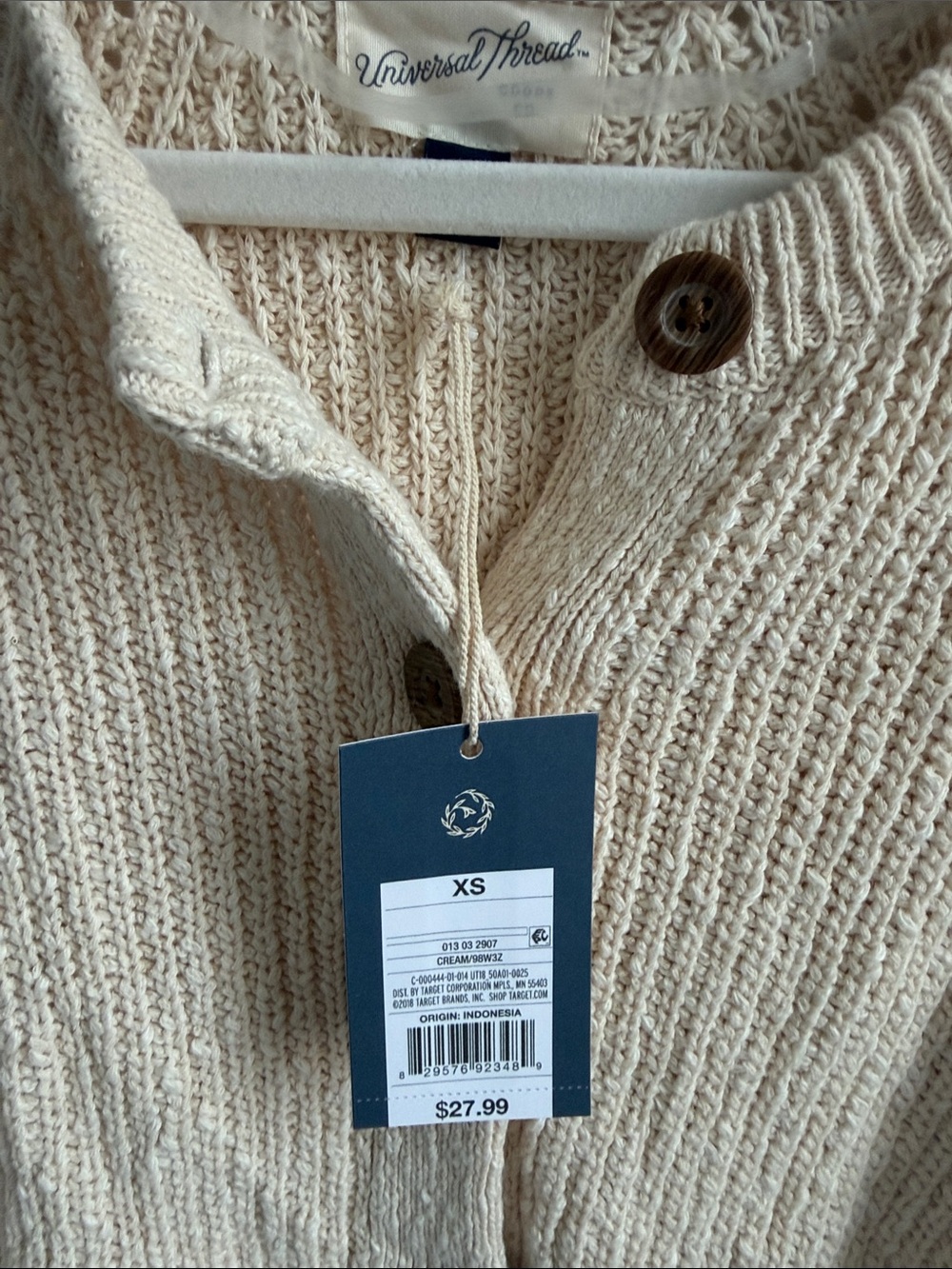 NWT Universal Thread Button-Front Cardigan - Picture 3 of 4